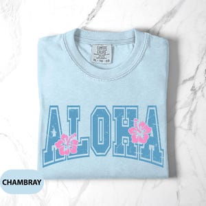 Aloha Shirt, Summer Tee, Hawaii Vacation, Floral Hawaii Shirt, Hawaii Family Vacation Shirts, Comfort Colors® Hawaii Shirt, Hawaii Trip Tee