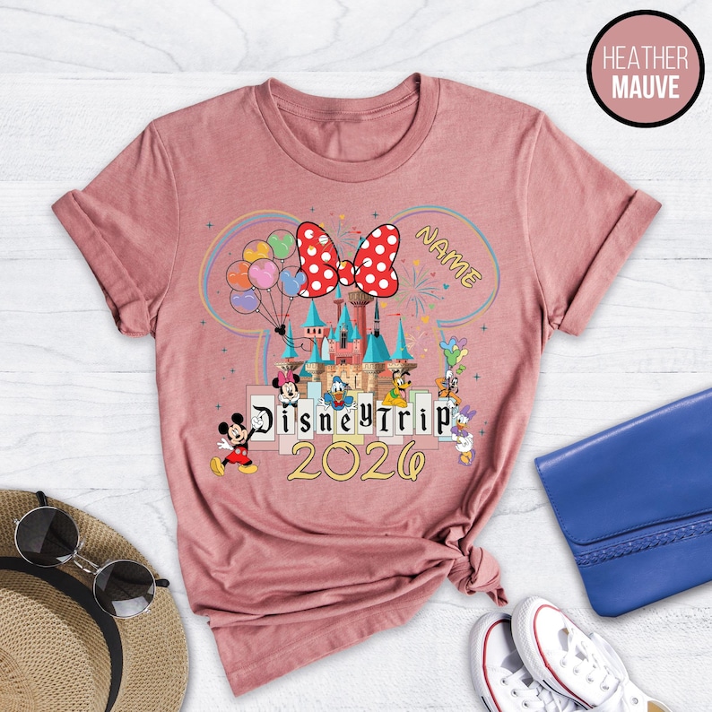 Disney 2026 Shirts, Disneyland Shirts, Disney Vacation T-shirt, Disney Couple Shirt, Disney Trip 2026, Disney Clothes, Disney Trip Shirts image 6