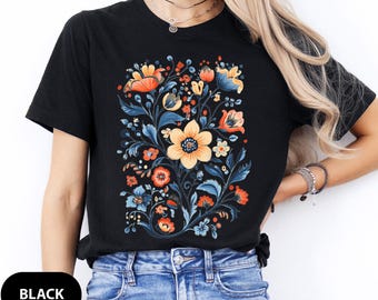 Wildflower Tshirt, Wild Flowers Shirt, Floral Shirt, Flower Shirt, Gift for Women, Ladies Shirts, Best Friend Gift Shirt, Nature Lover Shirt