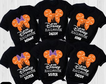 2026 Disney Halloween Custom Shirt, Disney Shirt, Halloween Matching Shirts, Disneyland Shirt, Custom Disney Family Shirt, Halloween Shirts