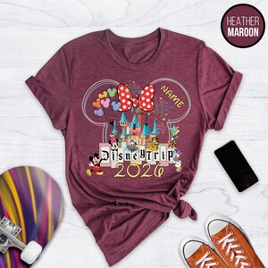 Disney 2026 Shirts, Disneyland Shirts, Disney Vacation T-shirt, Disney Couple Shirt, Disney Trip 2026, Disney Clothes, Disney Trip Shirts image 5