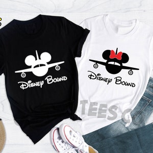 Disney Bound Shirt, Mickey Shirt, Minnie Shirt, Disney Shirt, Disney Airplane Shirt, Disney Family Shirts, Disney Matching Shirts bild 2