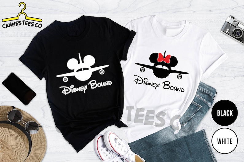 Disney Bound Shirt, Mickey Shirt, Minnie Shirt, Disney Shirt, Disney Airplane Shirt, Disney Family Shirts, Disney Matching Shirts bild 2