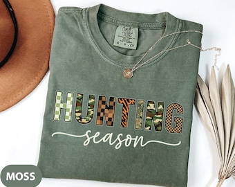 Comfort Colors® Hunting Season Shirt, Hunting Lover Shirt, Hunters Gift