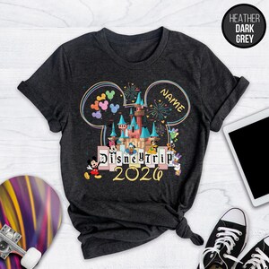 Disney 2026 Shirts, Disneyland Shirts, Disney Vacation T-shirt, Disney Couple Shirt, Disney Trip 2026, Disney Clothes, Disney Trip Shirts image 4