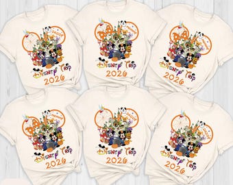 Custom Halloween Disney shirt, Group Halloween Disneyland shirts, Disneyland Trip 2026 Family Mickey Halloween Shirt, Halloween Kids Costume