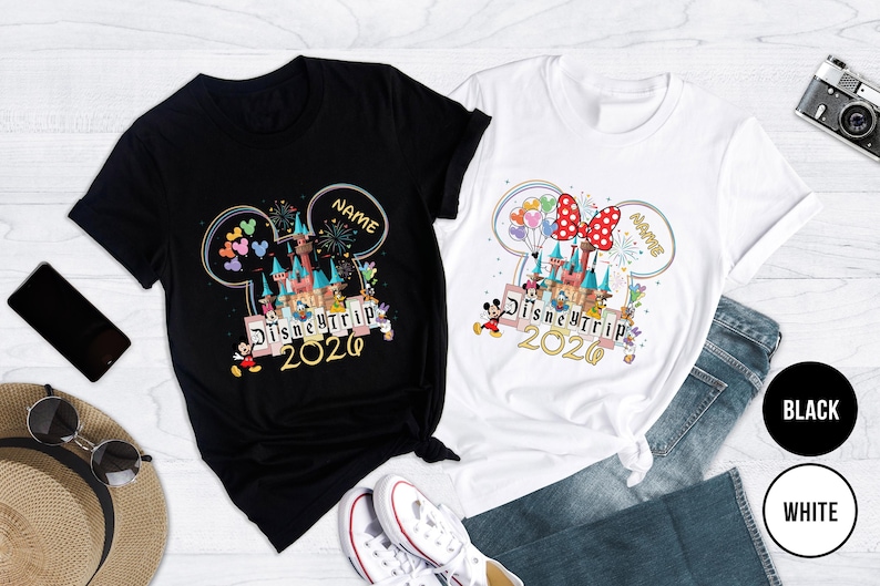 Disney 2026 Shirts, Disneyland Shirts, Disney Vacation T-shirt, Disney Couple Shirt, Disney Trip 2026, Disney Clothes, Disney Trip Shirts image 1