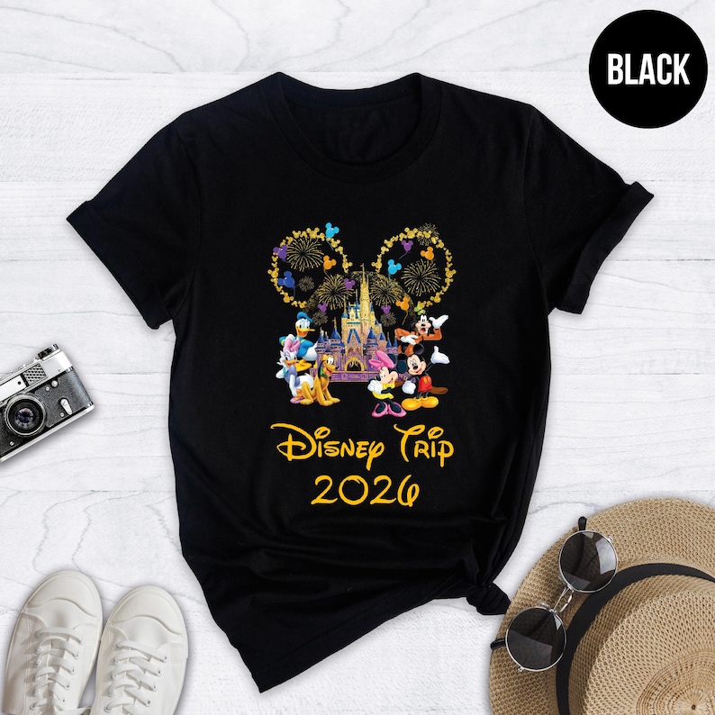 Disney Trip 2026 Shirt, Disney Custom Shirt, Disney Family Trip 2026 Shirt, Disney Family Florida Shirt, Disney Shirts, Disney World Tees Bild 2