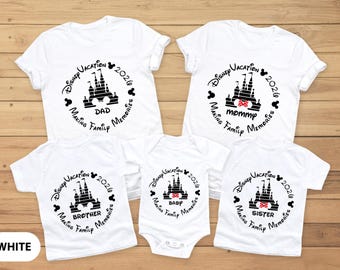 Custom Disney 2026 Shirt, Disney Family Vacation Shirts, Disney T Shirt, Disney Squad Shirt, Disney Tee, Disney Sweater, Disneyworld Shirt