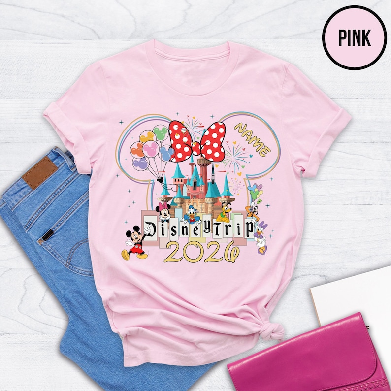 Disney 2026 Shirts, Disneyland Shirts, Disney Vacation T-shirt, Disney Couple Shirt, Disney Trip 2026, Disney Clothes, Disney Trip Shirts image 9