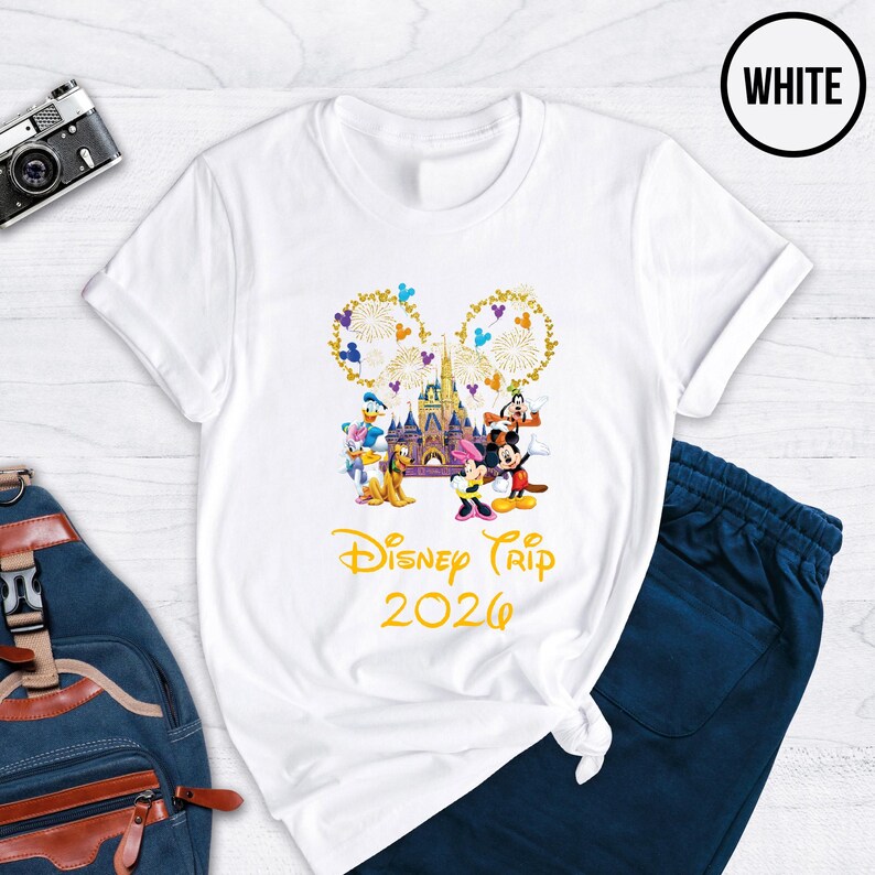 Disney Trip 2026 Shirt, Disney Custom Shirt, Disney Family Trip 2026 Shirt, Disney Family Florida Shirt, Disney Shirts, Disney World Tees Bild 9
