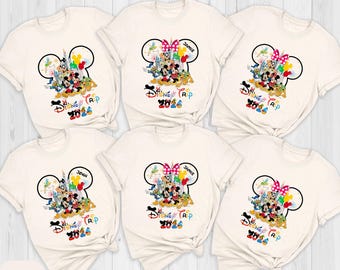Personalized Disney Trip Shirts, Disneyworld Shirts, Disney Vacation T-shirt, Disney Family Matching Shirt, Disney 2026 Shirts, Disneyworld