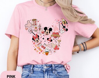 Disney Valentines Day Shirt, Valentines Day Gift, Mickey and Friends Valentines Day Shirt, Disney World Valentines Love, Valentine Sweater