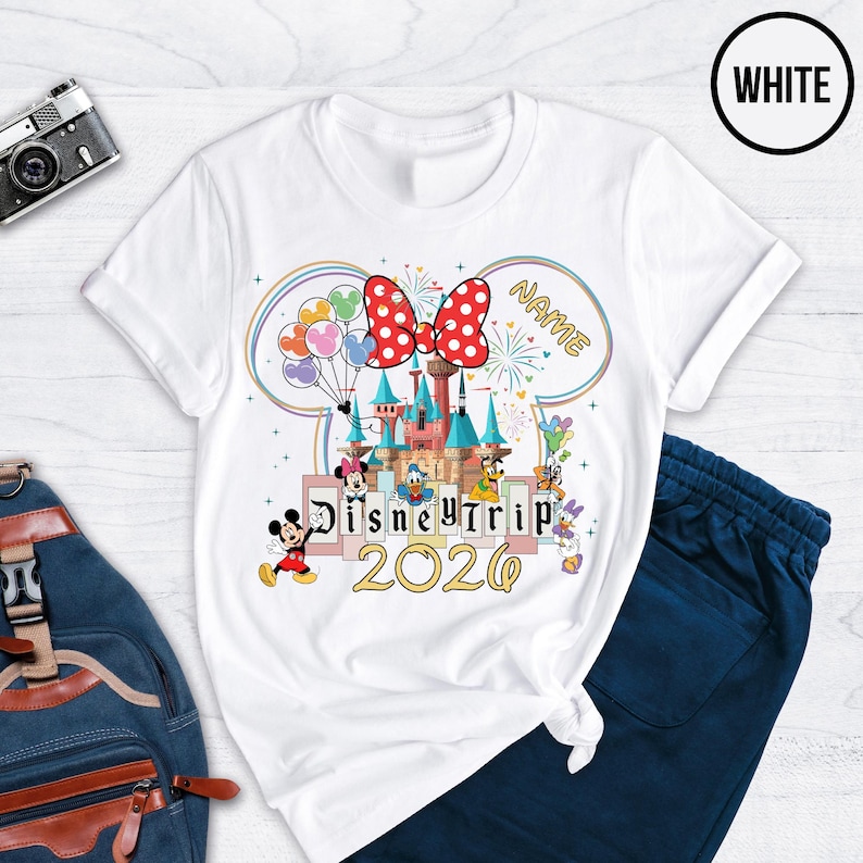 Disney 2026 Shirts, Disneyland Shirts, Disney Vacation T-shirt, Disney Couple Shirt, Disney Trip 2026, Disney Clothes, Disney Trip Shirts image 10