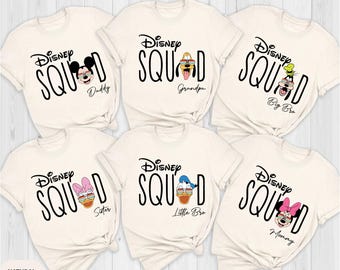 Disney Family Shirts, Disneyworld Shirts Family, Custom Disney Characters Family Sunglass Shirts, Personalized, Disney Family Summer Shirts