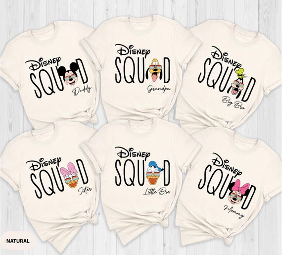 Disney Family Shirts, Disneyworld Shirts Family, Custom Disney Characters Family Sunglass Shirts, Personalized, Disney Family Summer Shirts