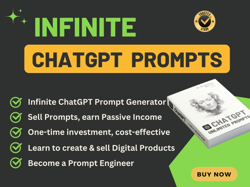 Infinite Chatgpt Prompts Generator Create Digital Products With Ai Sell Digital Products With Ai