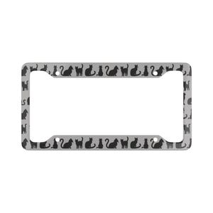 Black Cat License Plate Frame | Cat Lover Gift | Cat Lady | Cat Mom | Cat Owner Gift | Car Gifts | Car Accessories | Cute Cat Decor | Cats
