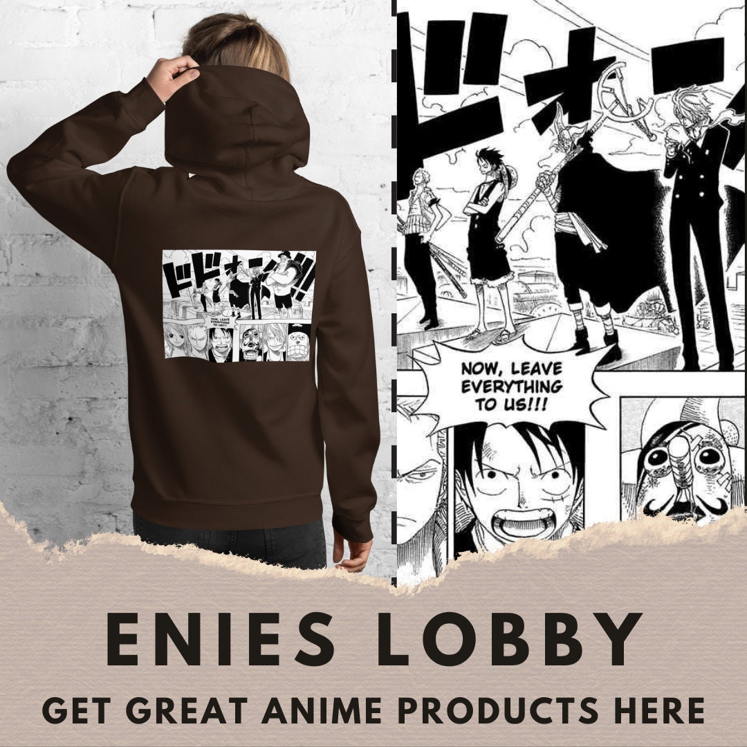 One Piece Straw Hat Pirates Enies Lobby Arc Hoodie Etsy