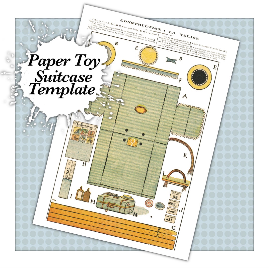 Antique Vintage Paper Toy Construction Digital Download - Etsy