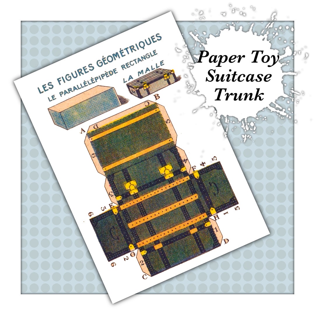 Antique Vintage Paper Toy Construction Digital Download Template, Make ...