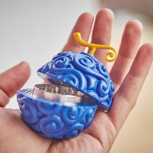 Devil Fruit Herb Grinder – Akuma No Mi 3-Piece, Anime Gift for Him, Otaku Collectible