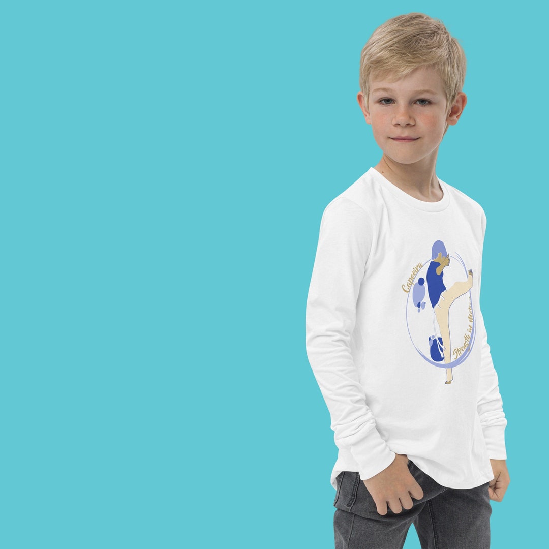 Youth Long Sleeve Capoeira Tshirt Unisex Martial Arts and Etsy