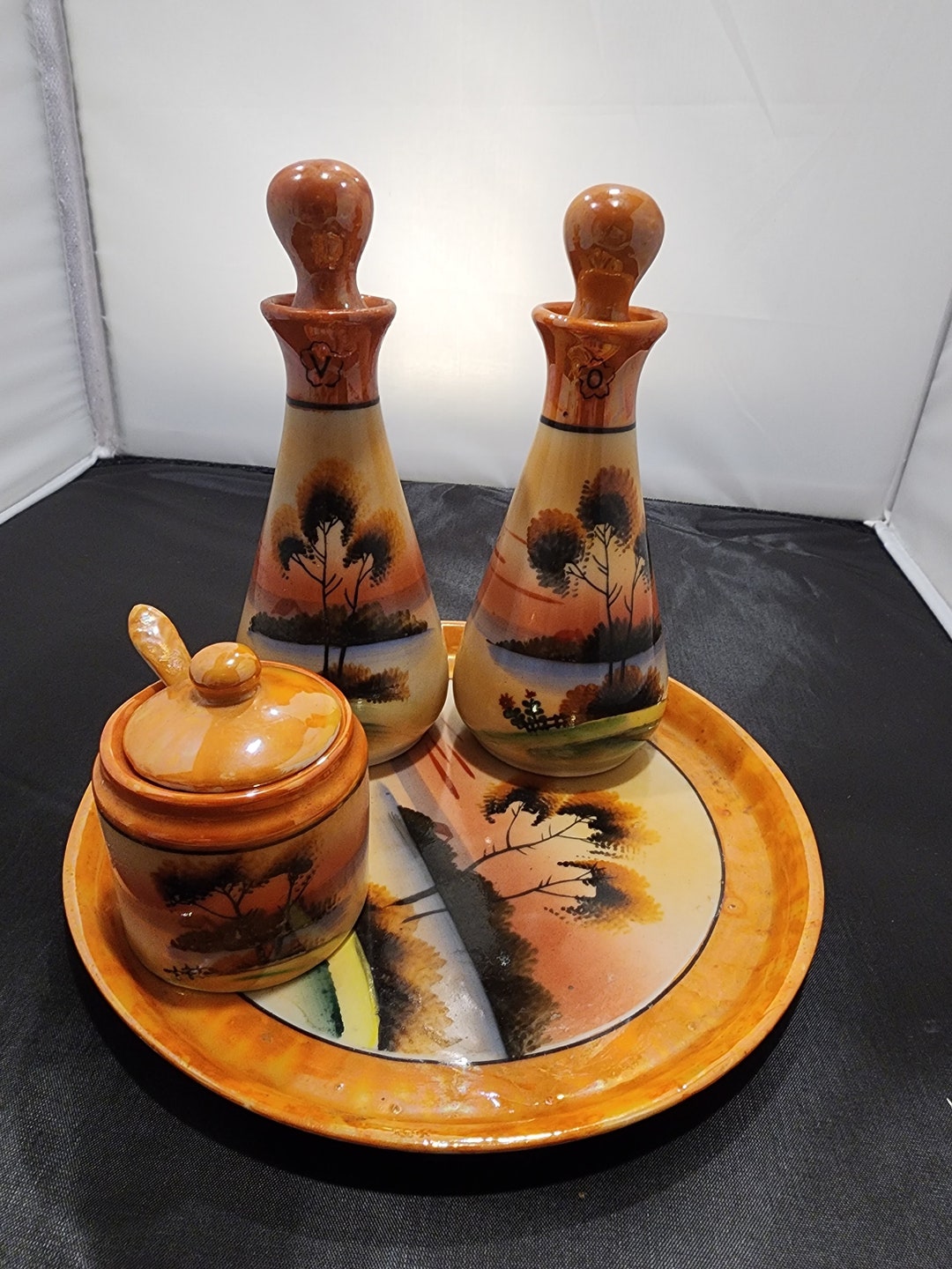 Vintage Japanese Serving Set Etsy