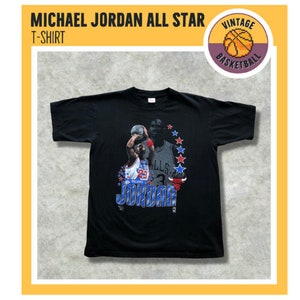 Vintage Michael Jordan Black NBA Basketball T-Shirt