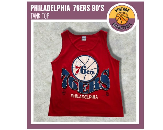 Rework Philadelphia 76ers NBA Lace Tank - XL