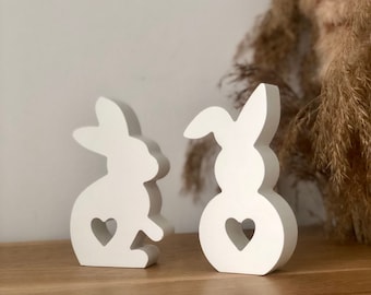 Deux lapins de pâque - décoration