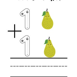 addition practice for kids 1-10