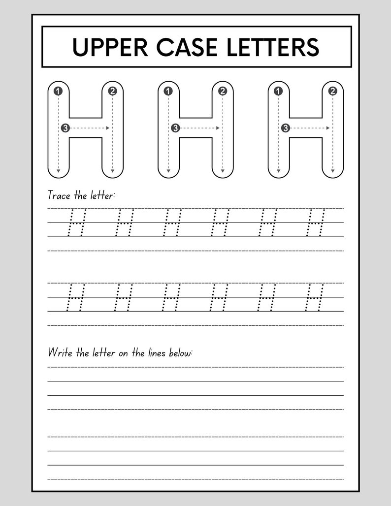 Fun Alphabet Tracing Bundle Worksheet for Kids - Enhance Fine Motor ...