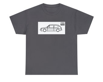 Camiseta de algodón pesado unisex