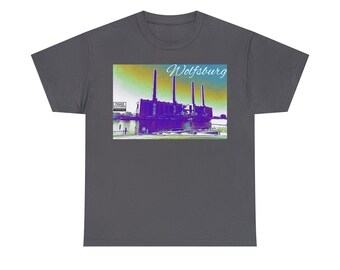 Camiseta de algodón pesado unisex Color Wolfsburg