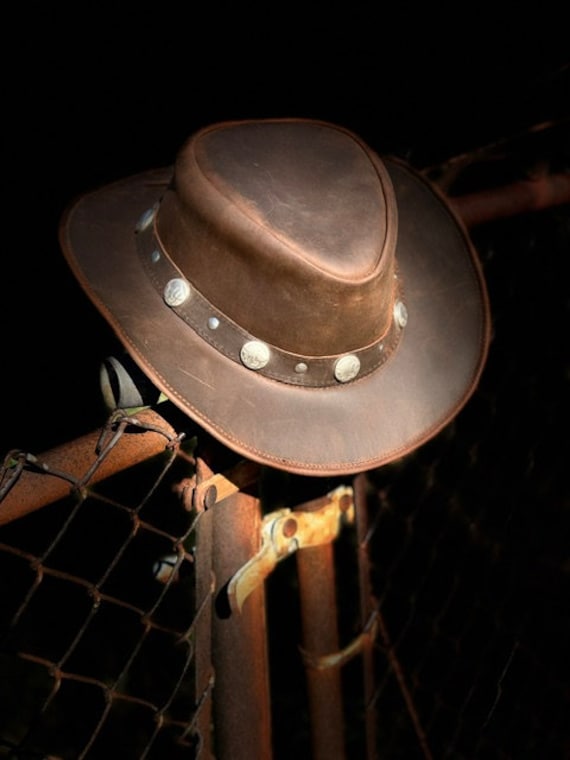 Authentic Western Style Hat, Bullring Real Leather