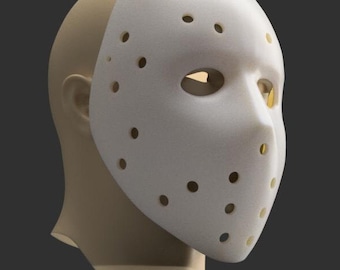 Jason Voorhees custom 3d model mask