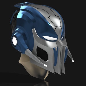 Cyber Sub Zero Helmet from Mortal Kombat 9 | 3d Model | Stl Files for 3d print
