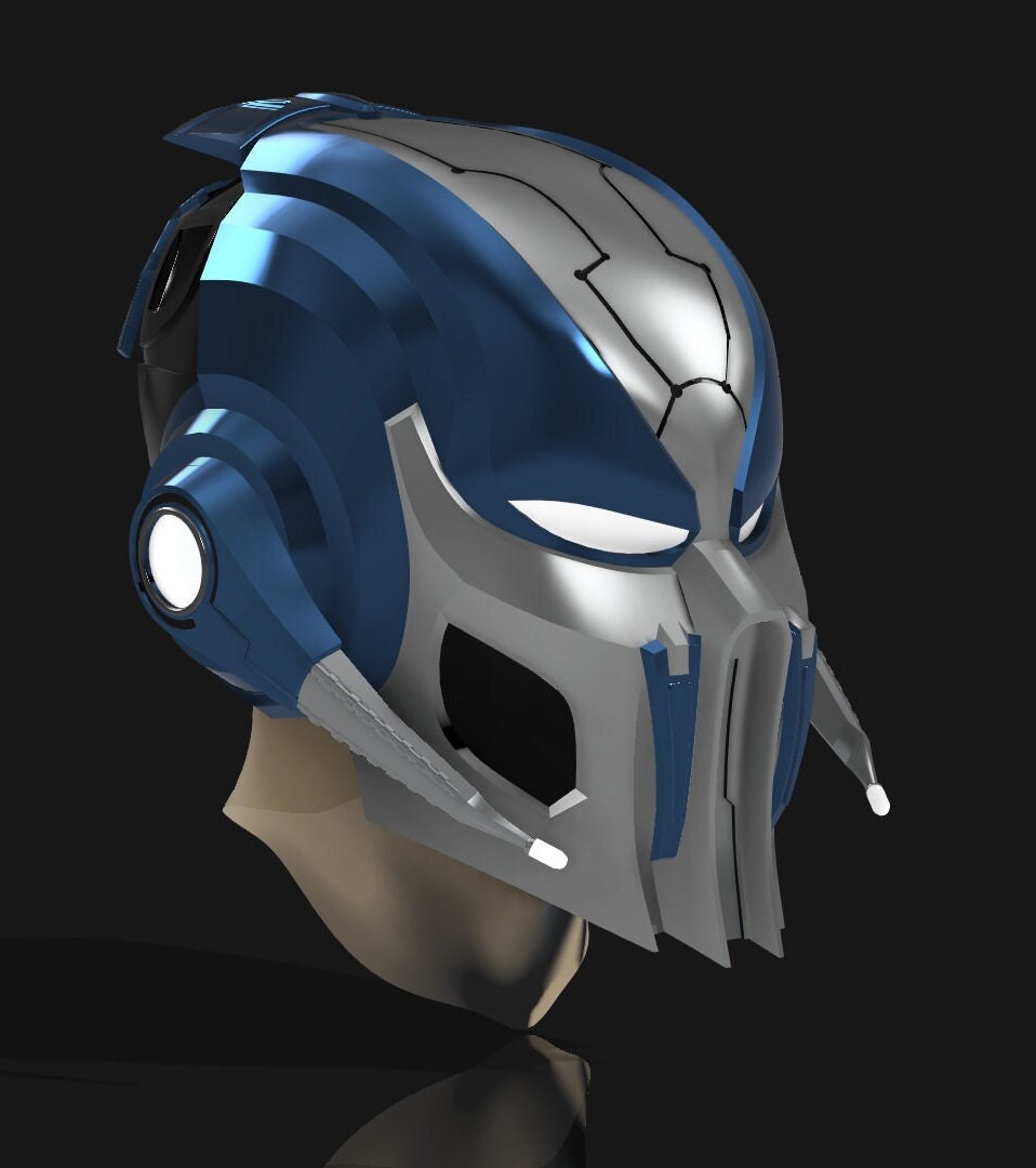 Cyber Sub Zero Helmet From Mortal Kombat 9 3d Model Stl Etsy