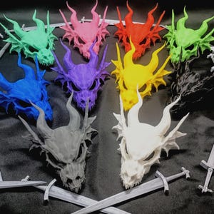 Dragon Skull Hair Pin