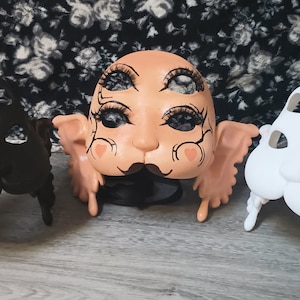 Melanie Martinez mask, Portals, Cosplay, Mask, Fully Painted Creature Mask, Customize Mask, Portals masquerade, Cry Baby Mask, Free Shipping