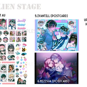 Alien Stage Deco Sticker Sheets - Mizisua Ivantill General + New ...
