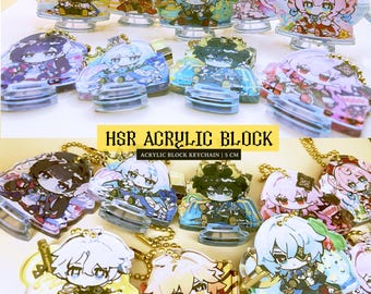 Honkai Star Rail: Amphoreus Acrylic Block Charms