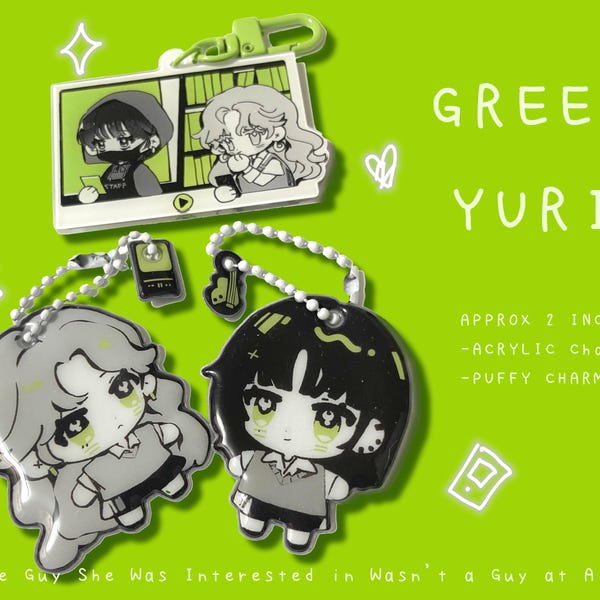 The Guy She Was Interested in Wasn't a Guy at All Charm | Mitsuaya Keychain