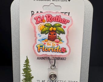 Portabadge retrattile Florida Cute Kawaii