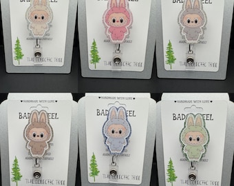 Cute Monsters Macaron Badge Reel