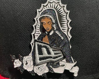 Hail Mary Ave Maria New Era Hat Pin EXCLUSIVE Virgin Mary virgen Maria