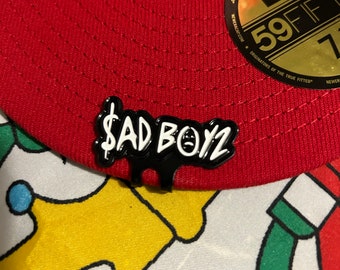 Sad Boyz Junior H Hat Clip Pin Corridos Tumbado CT Hat Clip Pin Natanael cano For New Era logo New Era Hat Pin EXCLUSIVE