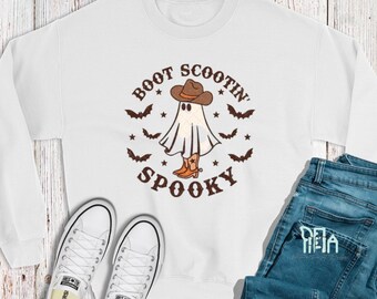 Boot Scootin Spooky, Halloween Shirts, Halloween Funny Shirts