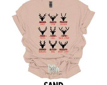 Reindeer Meat Cuts, Funny Christmas,